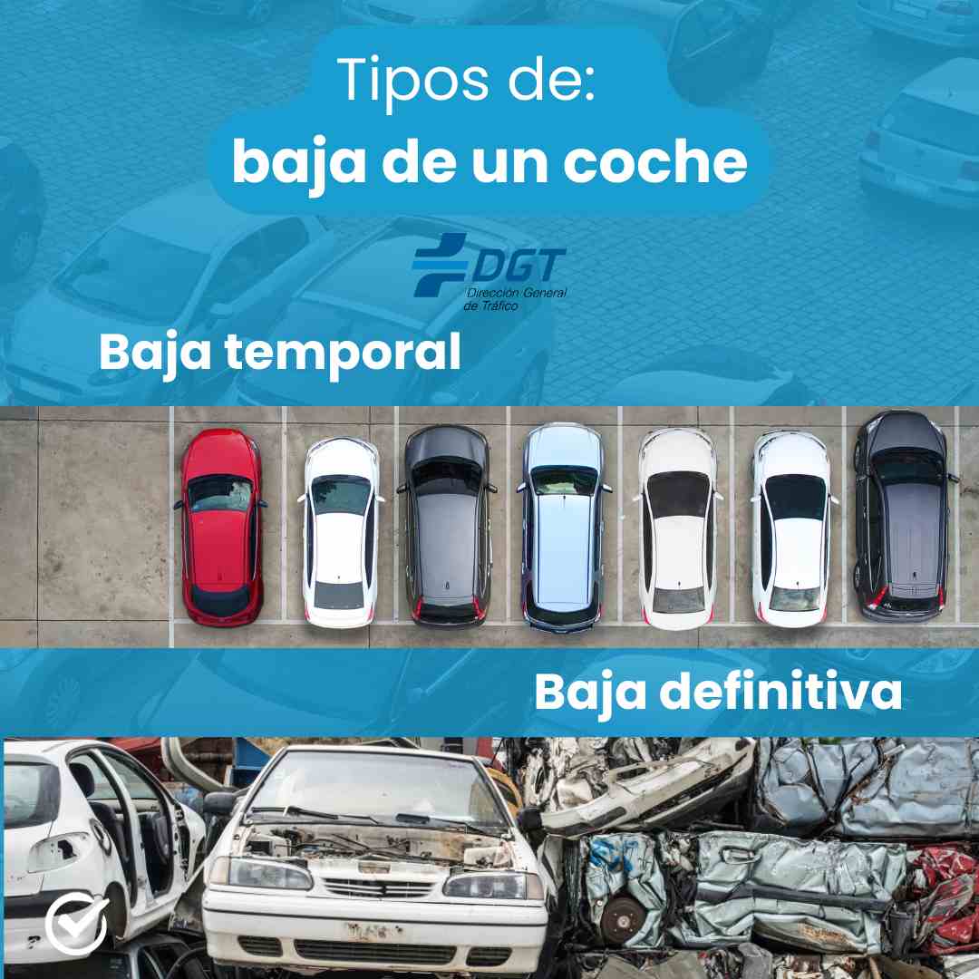 Baja temporal o definitiva del vehículo